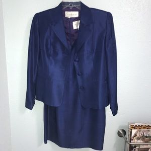 Blue suit + dress set